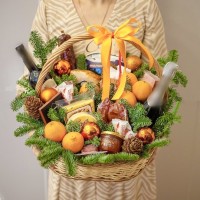 Большая новогодняя премиум-корзина "Символ Года" Большая новогодняя премиум-корзина "Символ Года"